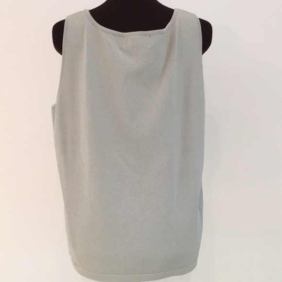 Linda Allard Ellen Tracy tank top size 3x celadon - Picture 6 of 11